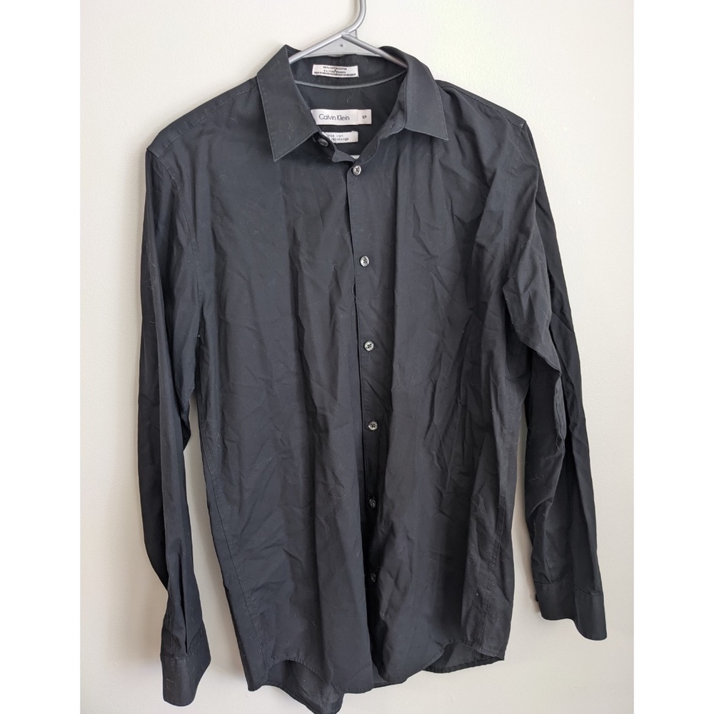 Black Calvin Klein button-up